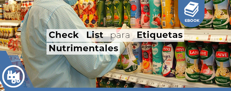 check list para etiquetas nutrimentales
